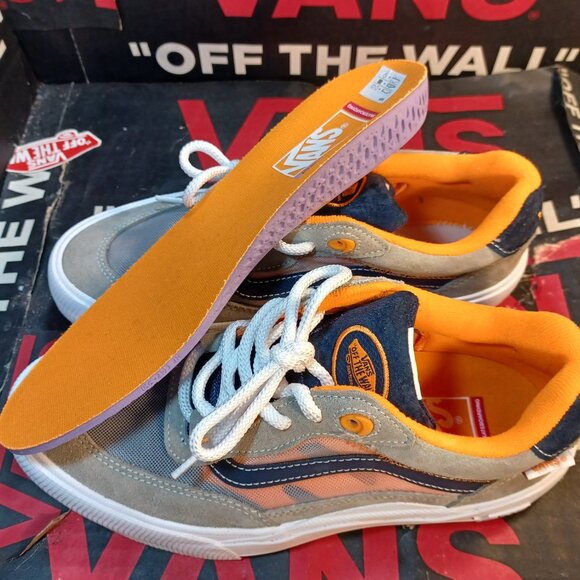 Vans Men's 8/Women's 9.5 Wayvee Smoke/Navy Skateboarding Shoes VN0A5JIAY04 - Picture 8 of 13